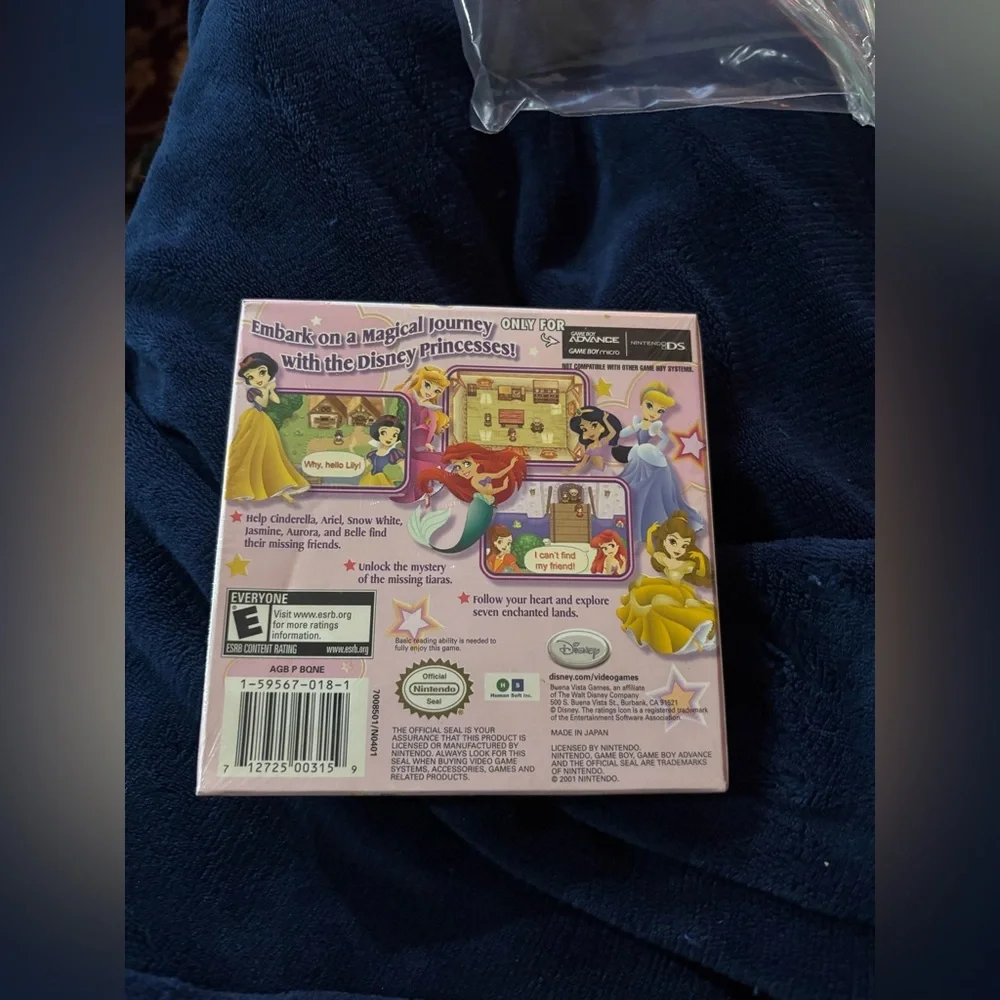 Disney Princess Royal Adventure GBA – Brand New Factory Sealed